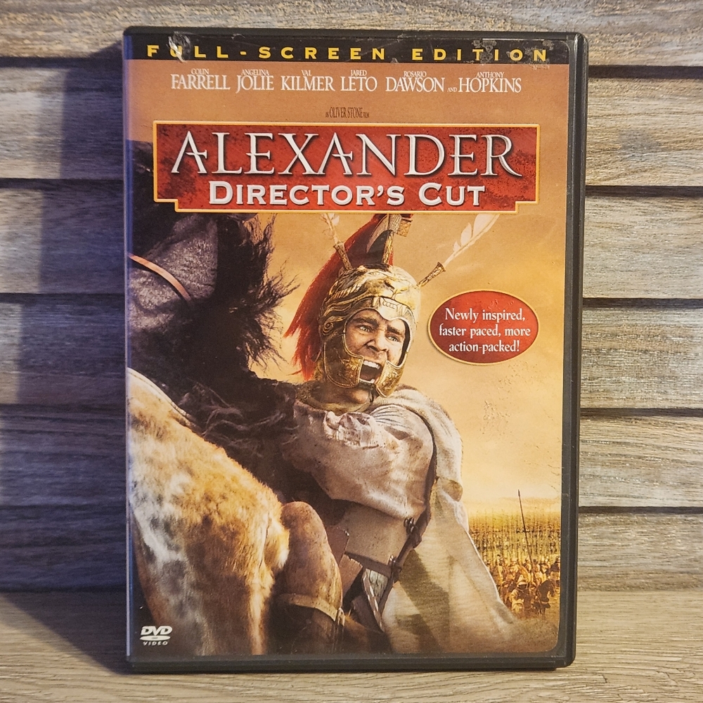 🔥 Alexander DVD Directors Cut Torn Plastic But Disc Is Fine